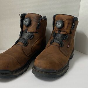 Rocky Brown Leather Work Boots